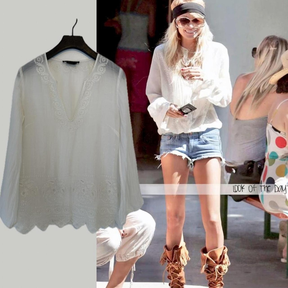 🧡 2 for 10$ Boho Chic 2010 Osheaga Coded boho blouse